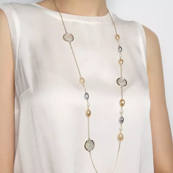 Sudraba kaklarota, kolekcija "ORIENT EXPRESS"