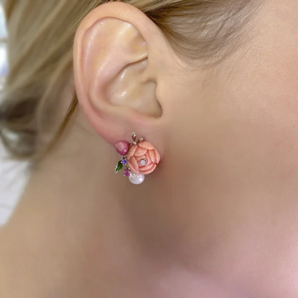 Auskari, kolekcija"JEWELRY GARDEN"